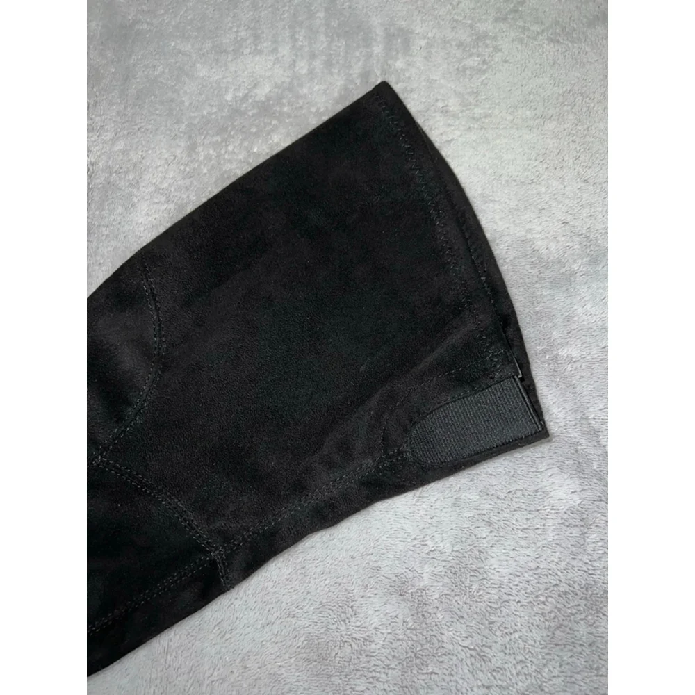 Women's Marc Fisher Black Faux Suede Over the Knee Boots Size 8